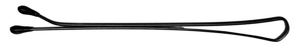 SLN50P-1/200 Невидимки DEWAL черные, прямые 50 мм, 200 гр, в коробке