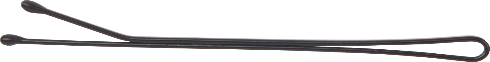 CL3021B Невидимки DEWAL черные, прямые 70 мм, 40 шт/уп, на блистере