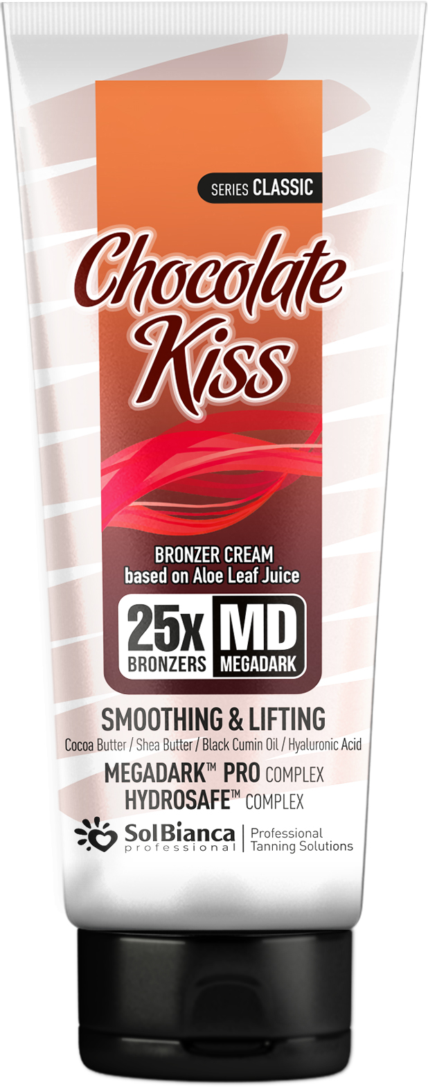 Крем-автозагар Chocolate Kiss 25х bronzer с маслом какао, Ши, гиалуроновой кислотой, 125мл