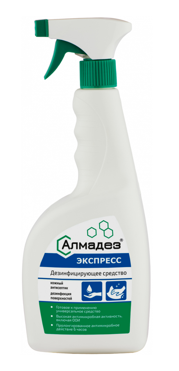 Дезинфицирующее средство "АЛМАДЕЗ-ЭКСПРЕСС" 1л (кожа+поверхность)