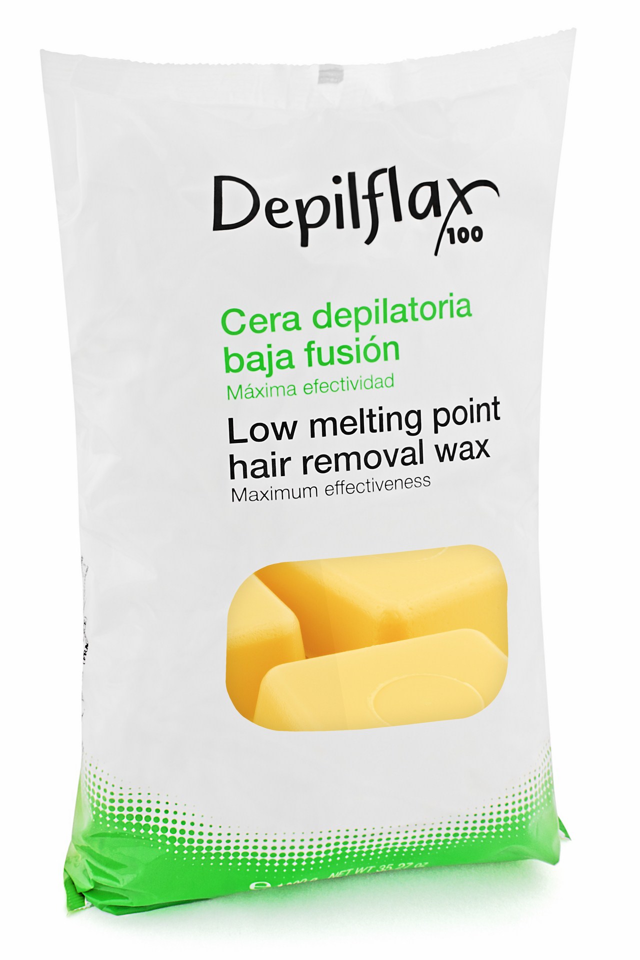 Горячий воск, цвет - Натуральный, 1 кг., Depilflax