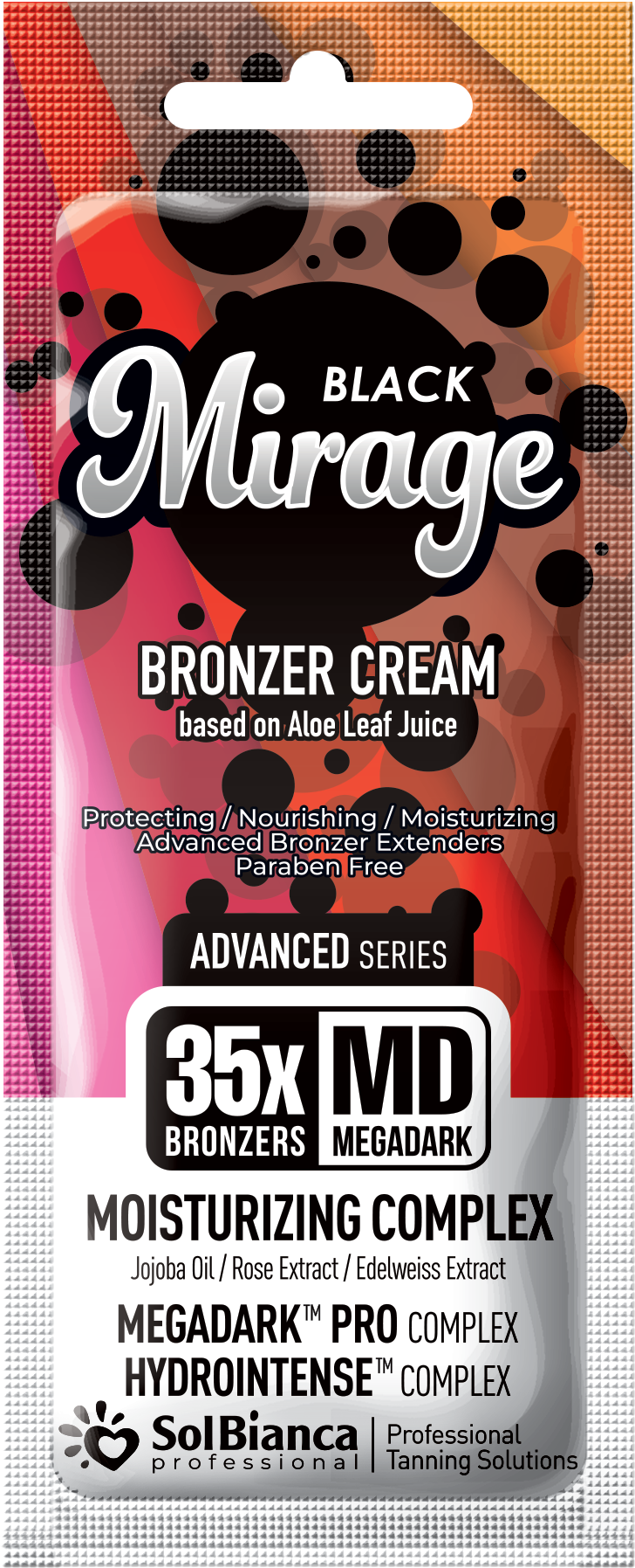 Крем-автозагар MIRAGE 35x bronzer с маслом жожоба, экстрактами розы и эдельвейса, 15 мл