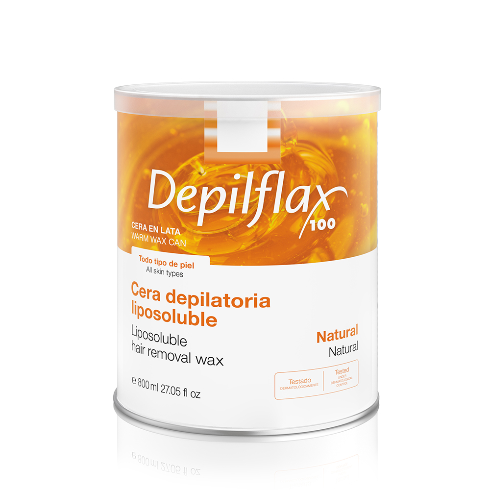 Воск в банке 800 мл, Натуральный, Depilflax