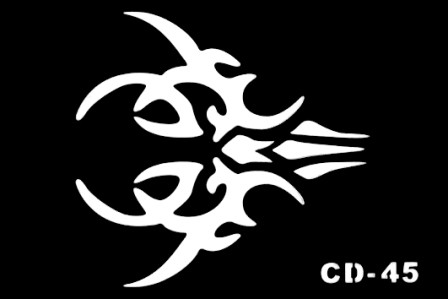 JN Трафарет для тату CD-045