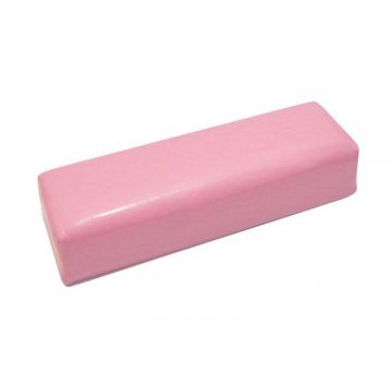 Подлокотник розовый 30*10*7 маленький, кож.зам JessNail