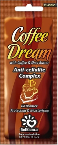 Крем для загара в солярии “Coffee Dream” с маслом кофе, маслом Ши и бронзаторами